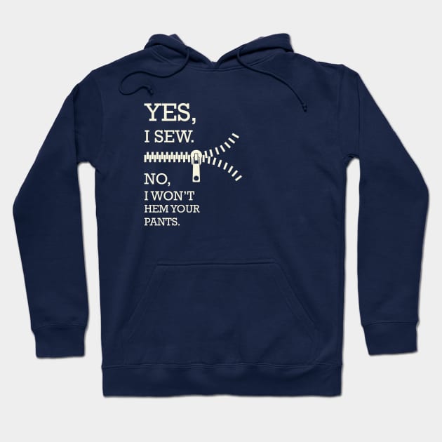 funny sewing - sewer quilter Hoodie by OutfittersAve